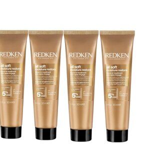 Redken All Soft Moisture Restore Leave-In Treatment SET OF 4